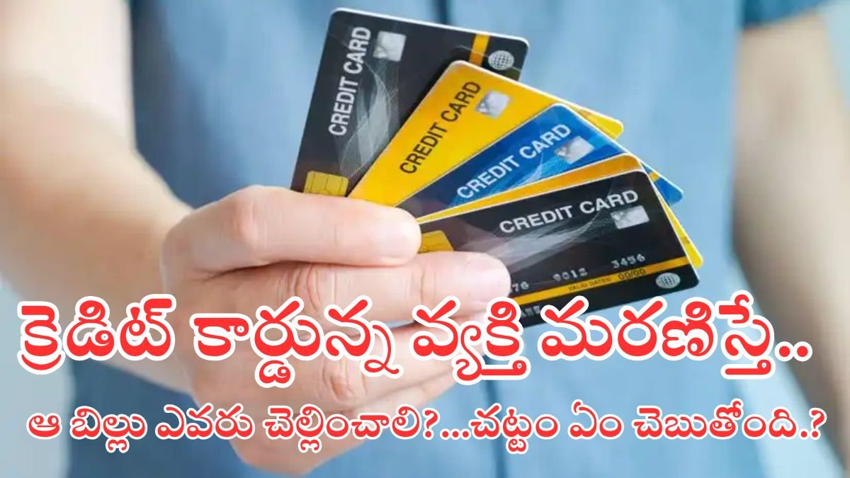 Credit card Holder Death Bill Rules 2025